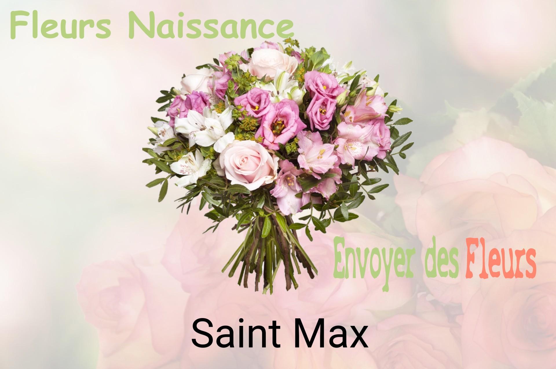 Bouquet de fleurs de naissance livré à Saint-Max